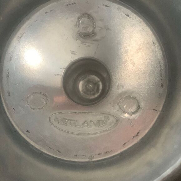 Vintage Artland Apothecary Amber Glass Jar Canister A Charming Addition Rare HTF - Picture 5 of 15